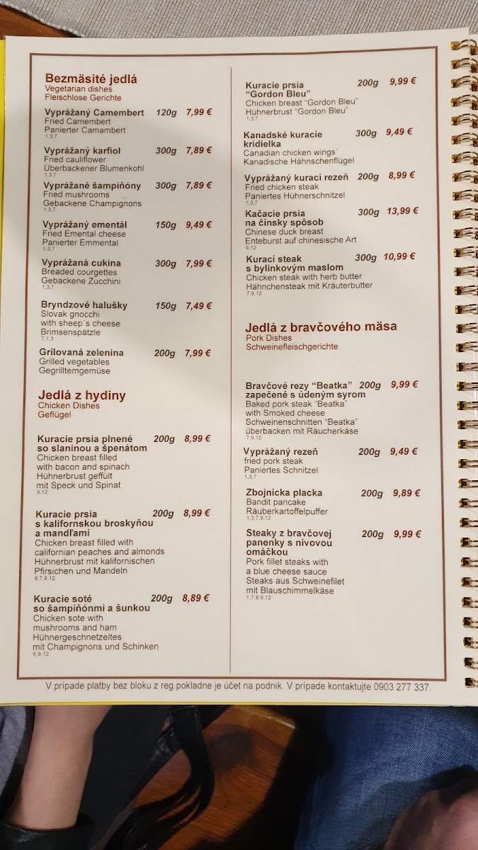 Menu U Zlatého Vodníka-6